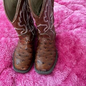 Roper Ostrich Kids  Western Cowboy Boots